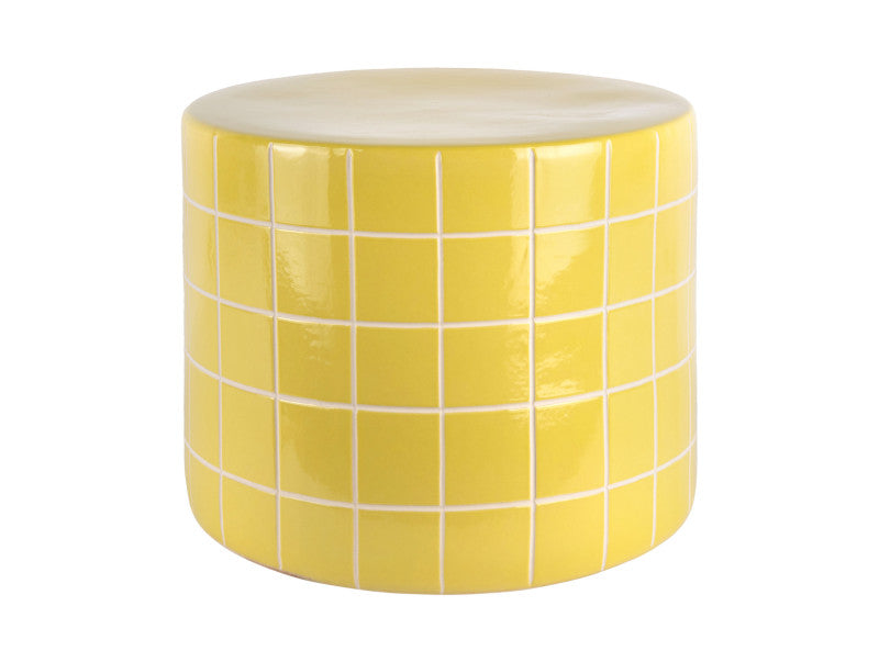 Present Time Side Table Retro Tiles Low Beistelltisch Fliesentisch
