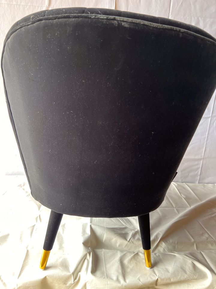 Bold Monkey Well dresses Cocktail Chair black