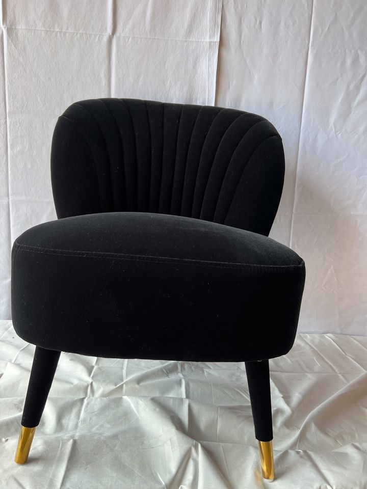 Bold Monkey Well dresses Cocktail Chair black