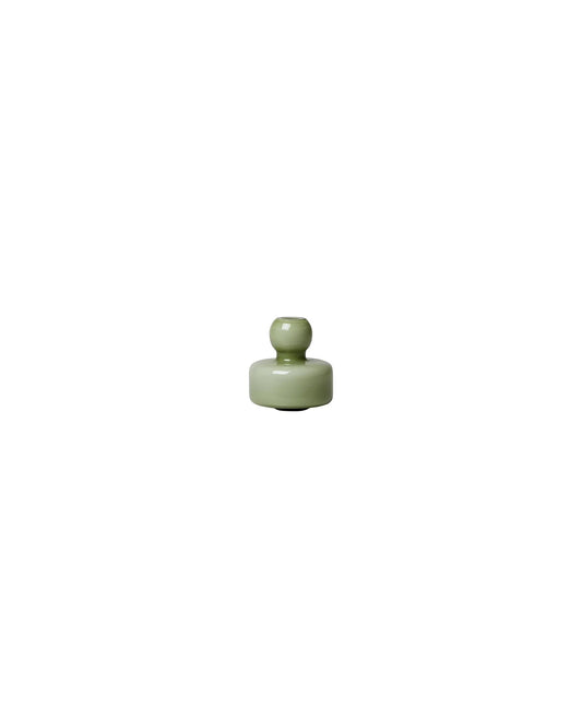 Marimekko Flower Vase olive green opal