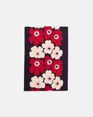Marimekko Oiva / Unikko Küchentuch / Geschirrtuch 47x70cm white/plum