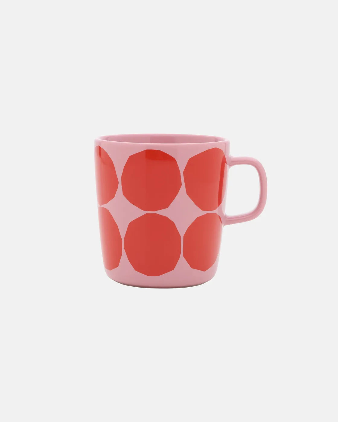 Marimekko Oiva/Kivet Tasse 4dl pink / tomato red