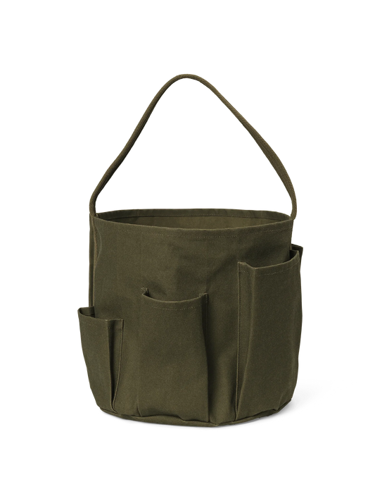 Ferm Living Bark Garden Bucket bag - Olive