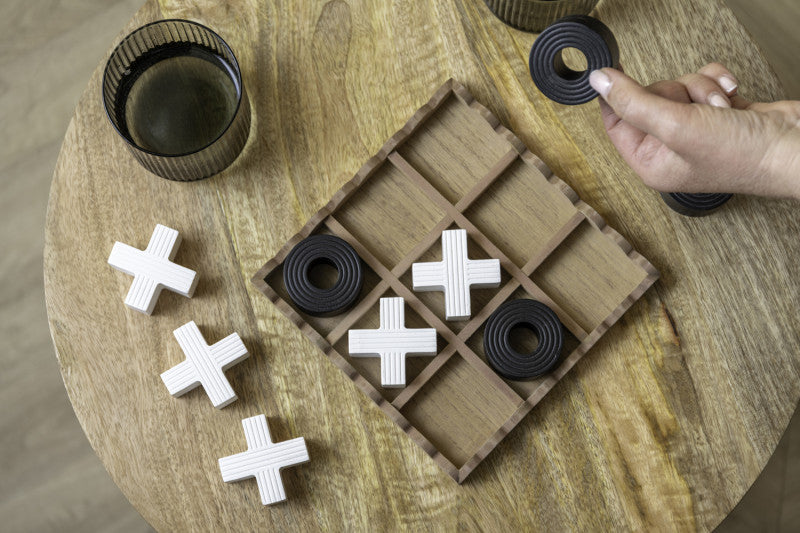 Present Time Tic Tac Toe schwarz/weiß