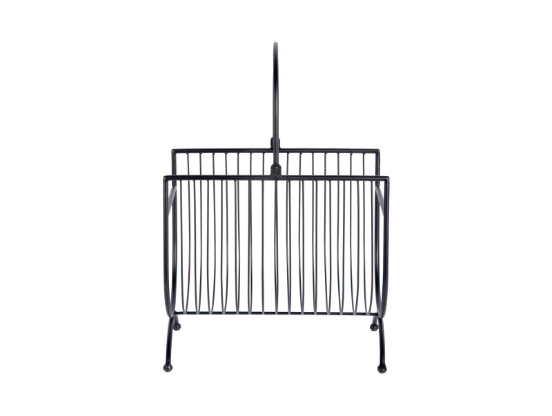 Present Time Magazine Rack Riqueza Magazinhalter schwarz