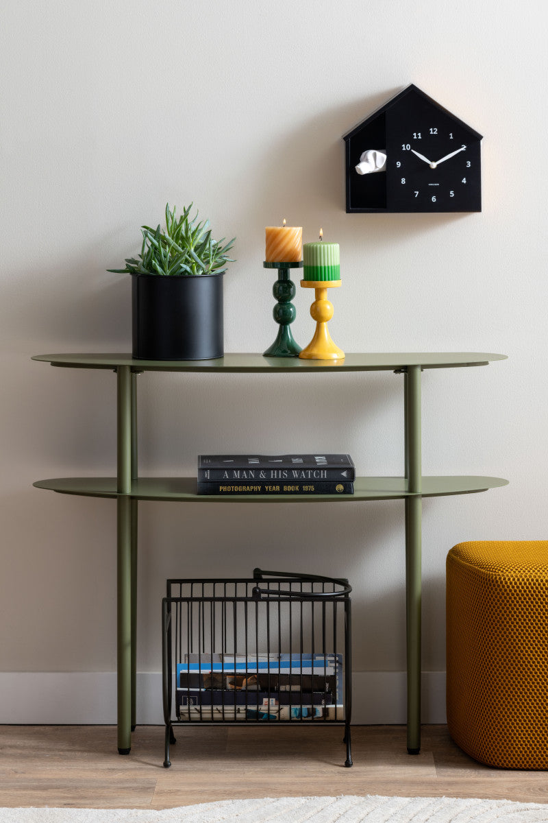 Present Time Magazine Rack Riqueza Magazinhalter schwarz