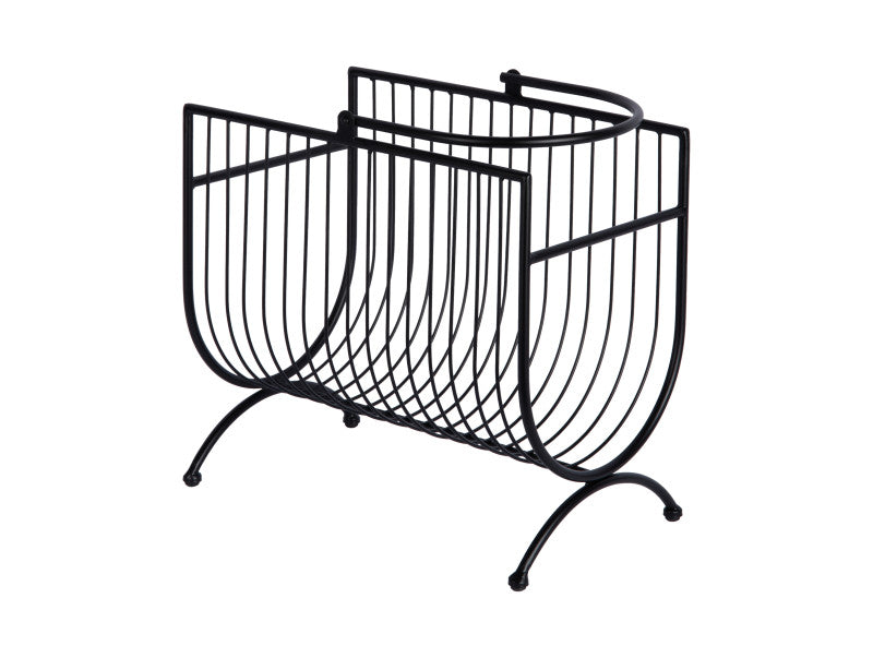 Present Time Magazine Rack Riqueza Magazinhalter schwarz