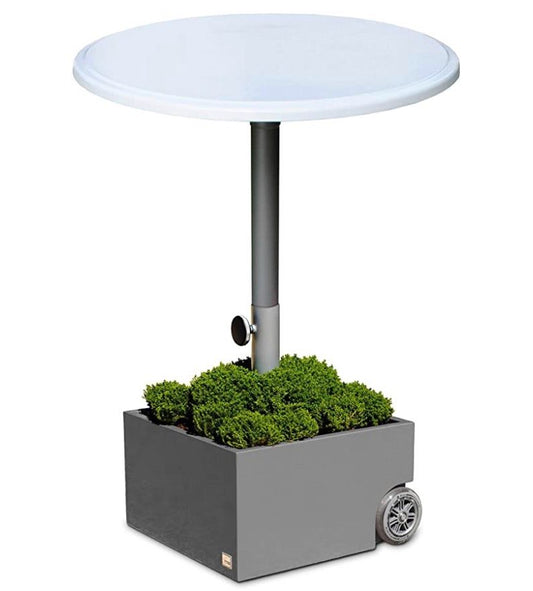 XXD Klappbarer Stehtisch Partytisch für Sonnenschirmständer Flower Pot