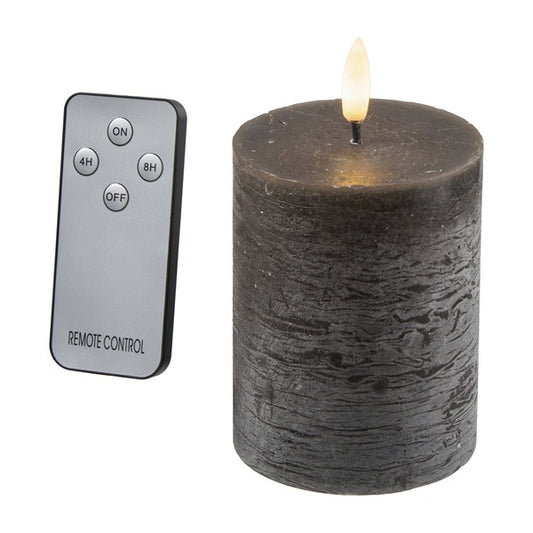 Wachs LED Kerze Frosted 2er Set inklusive Fernbedienung