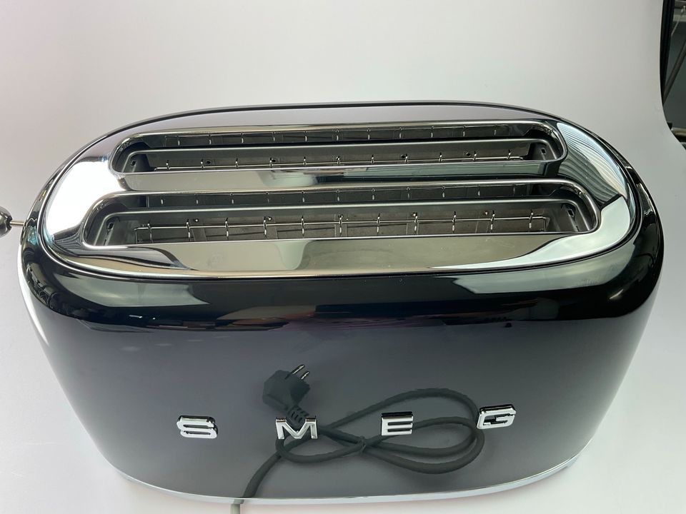 Smeg Toaster schwarz 4 Schlitz