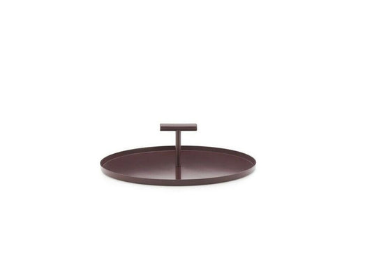 Normann Copenhagen Glaze Cake tray dark red