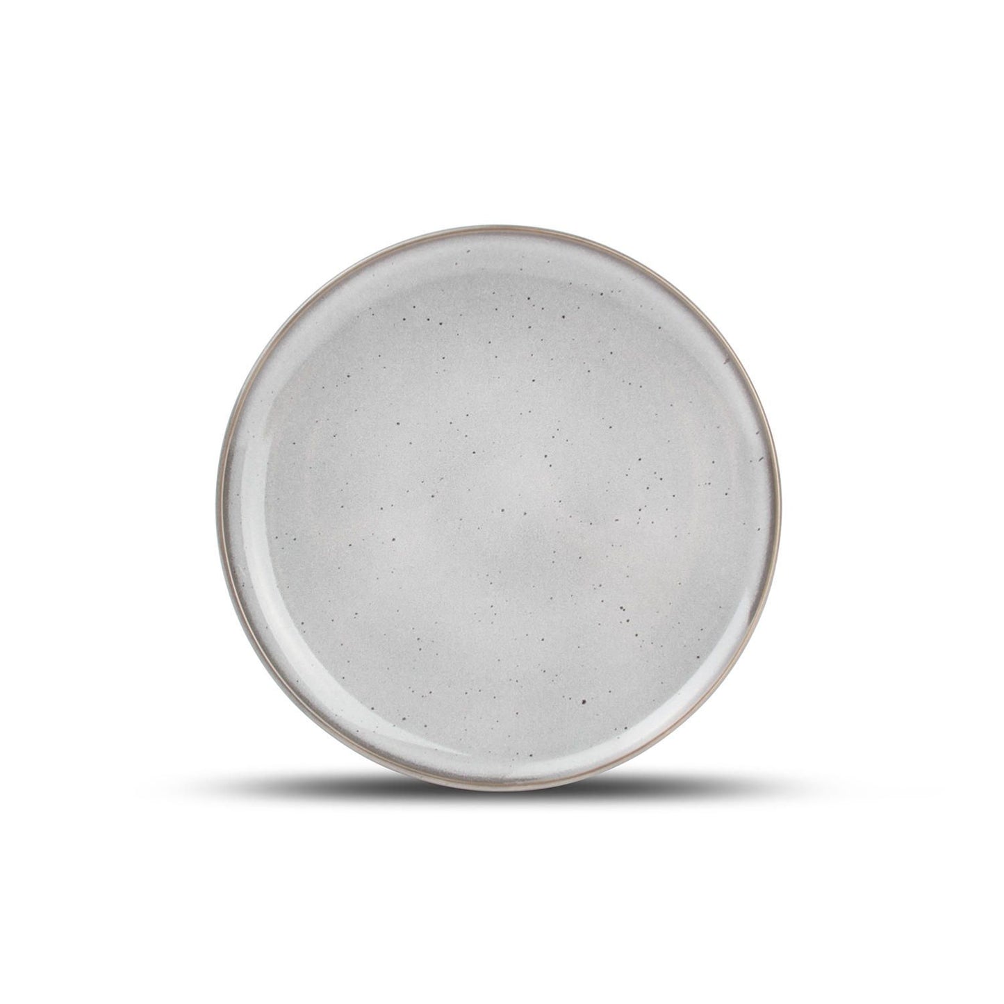 Salt and Pepper Plate 25cm grey Freckles