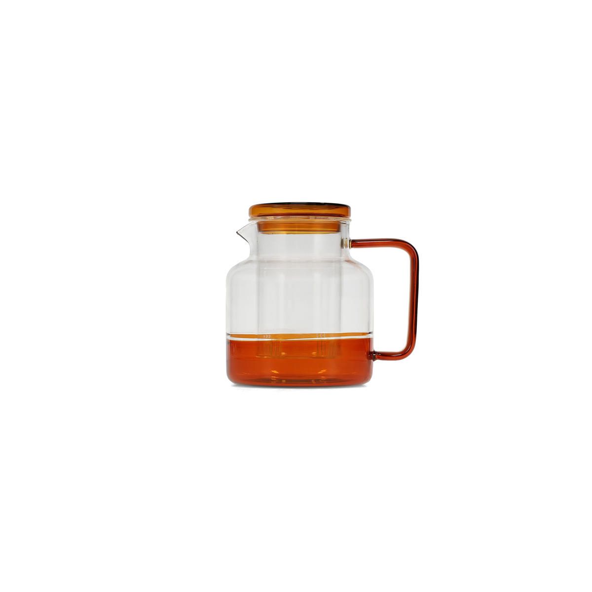 ONA Teekanne 95cl mit Glasfilter amber Liv