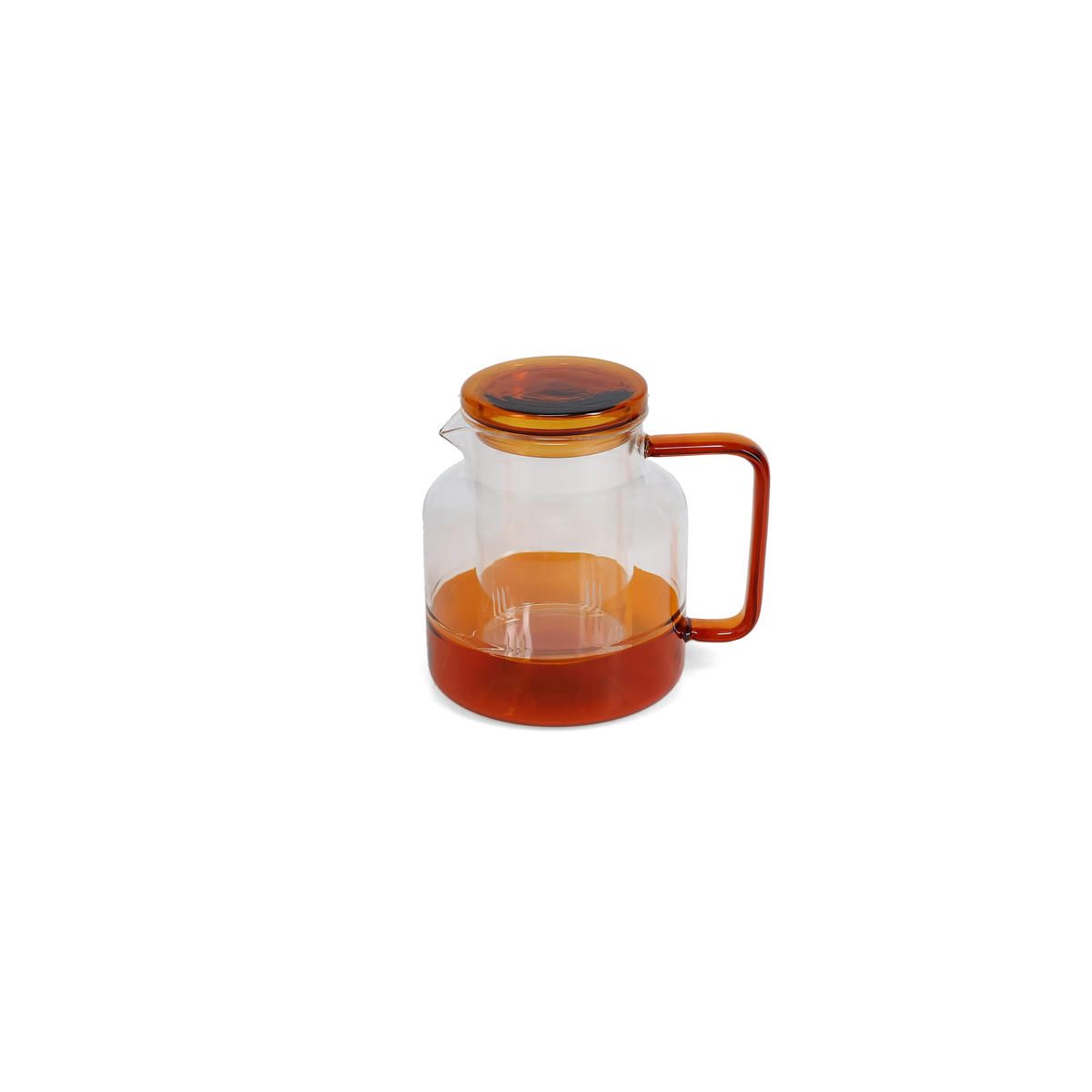 ONA Teekanne 95cl mit Glasfilter amber Liv