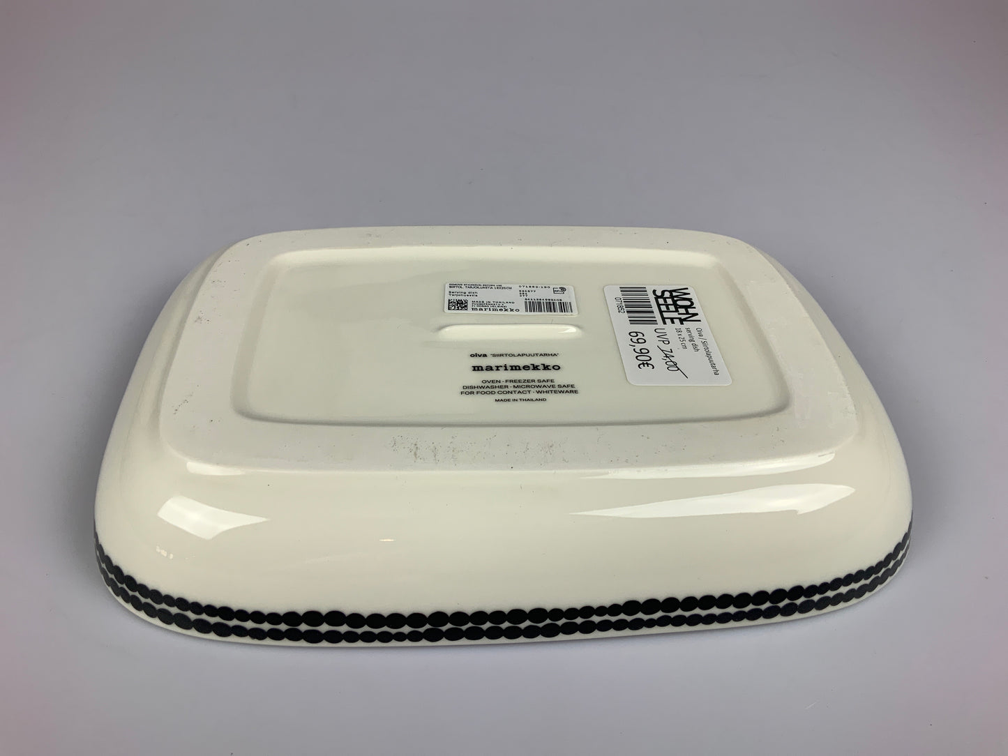 Marimekko SIIRTOL. SERVING DISH 18X25CM