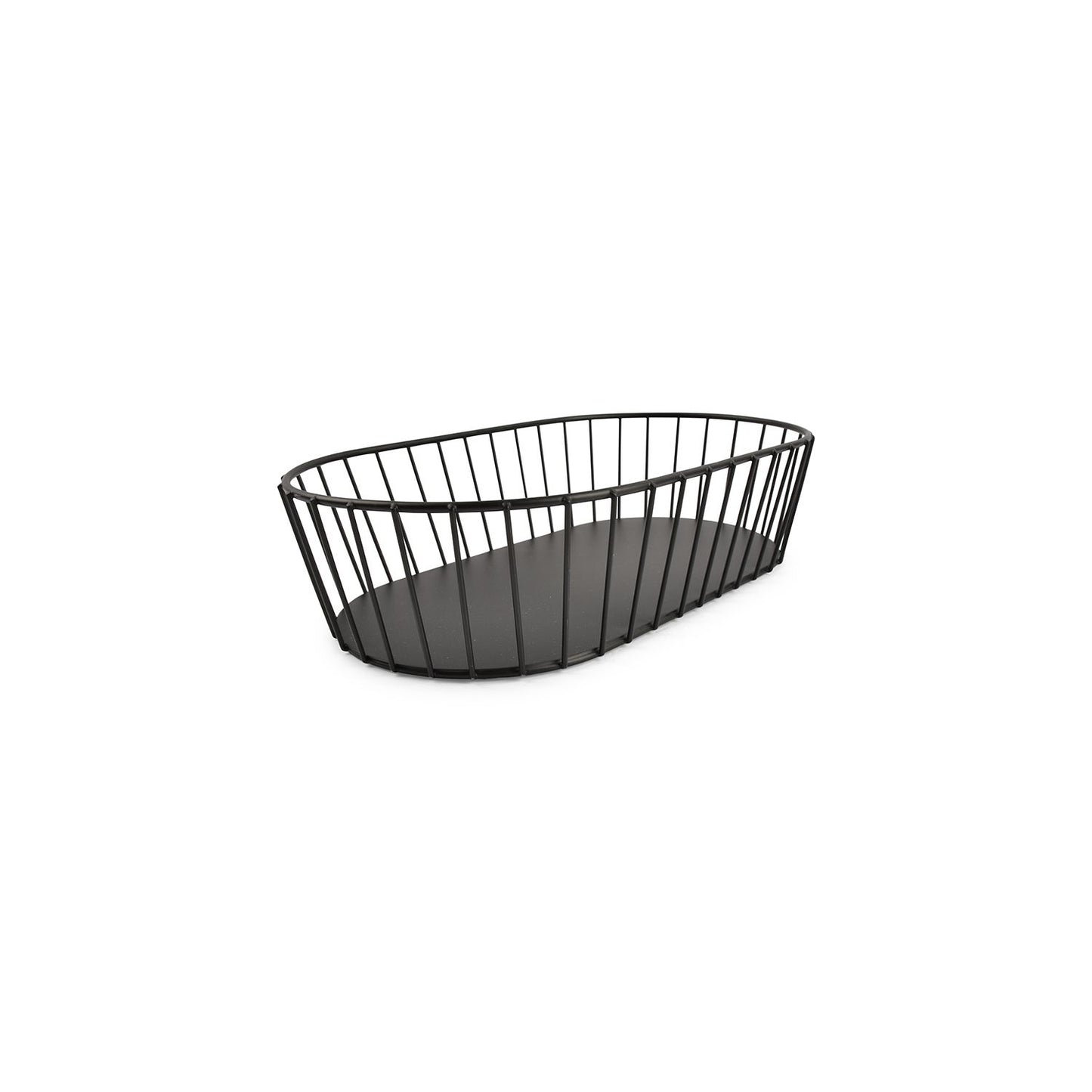ONA Drahtkorb 29x16xH7cm schwarz Cesta