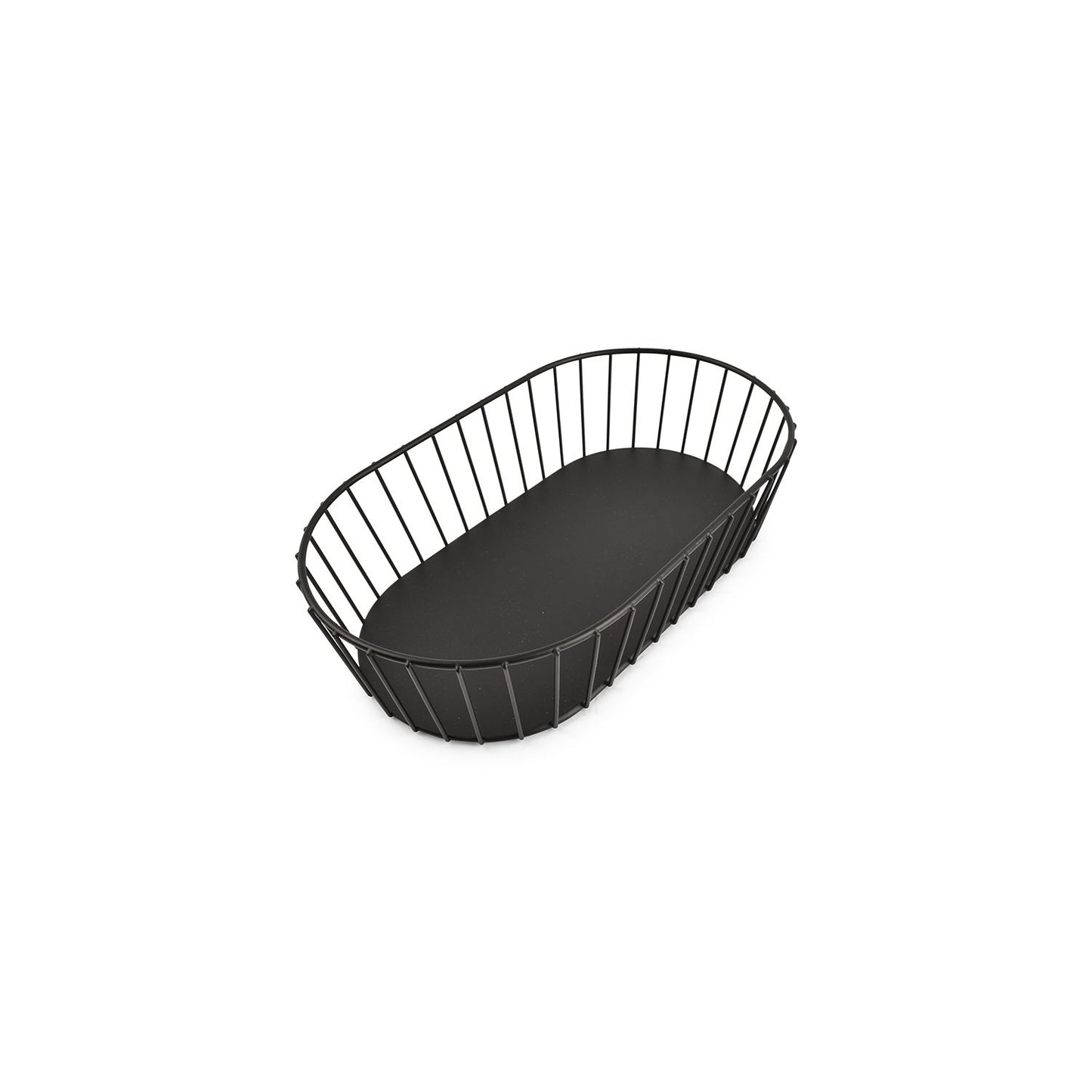 ONA Drahtkorb 29x16xH7cm schwarz Cesta