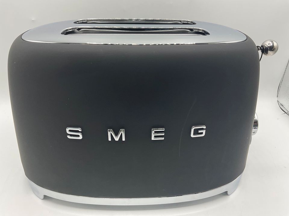 SMEG Toaster schwarz matt 2 Schlitz