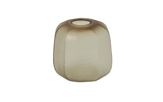 Vase ku Streifen Reina S h.braun-23x21x24CM