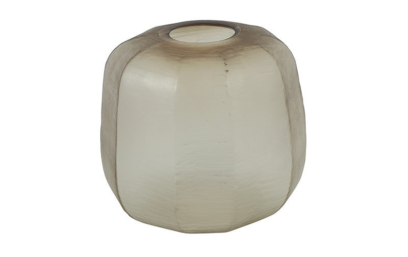 Vase ku Streifen Reina M h.braun-33x29x32CM