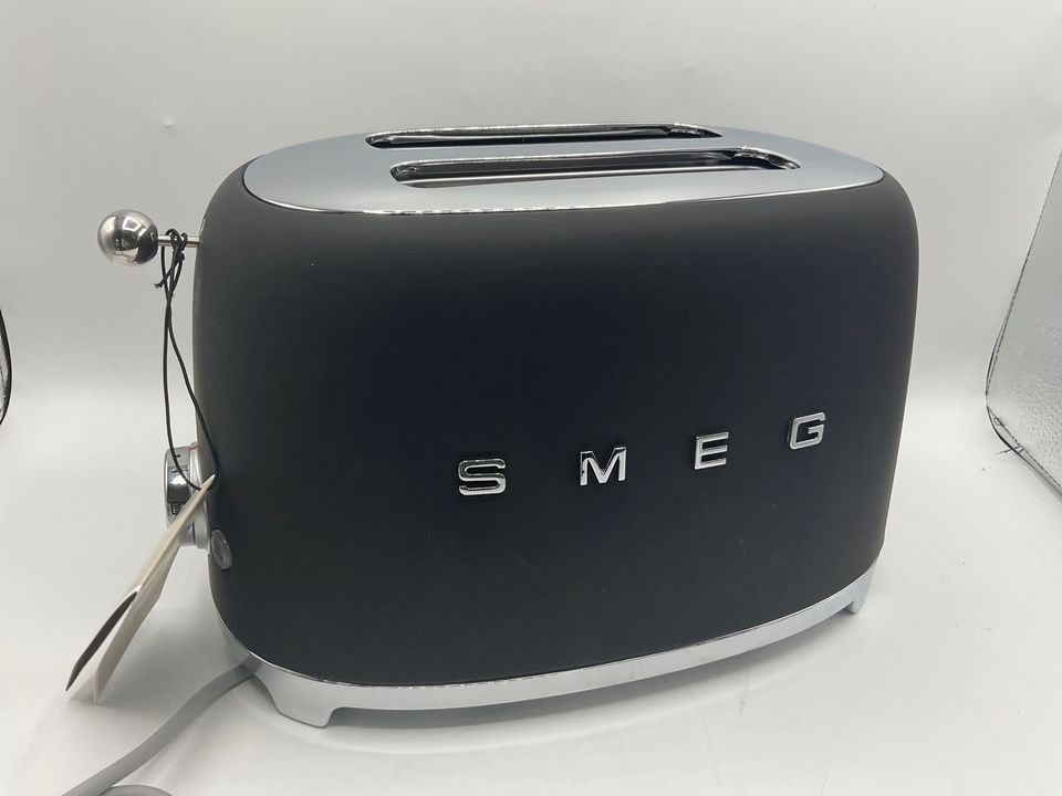 SMEG Toaster schwarz matt 2 Schlitz