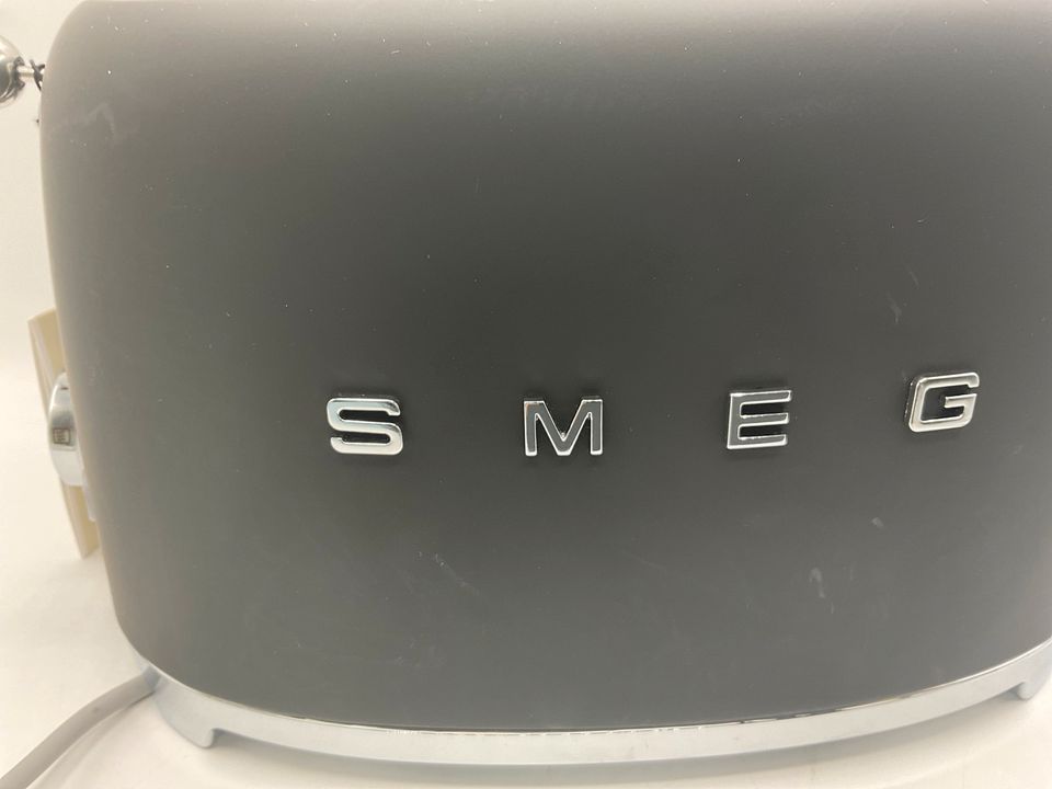 SMEG Toaster schwarz matt 2 Schlitz