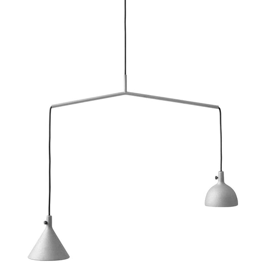 Audo Cast Pendelleuchte Shape 4 Aluminium