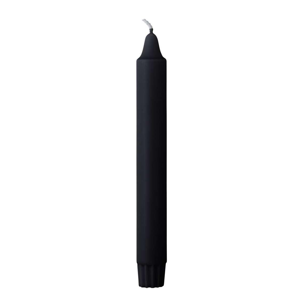 Audo Stabkerzen schwarz und grau Höhe 19,5 cm Inhalt jeweils 15 K