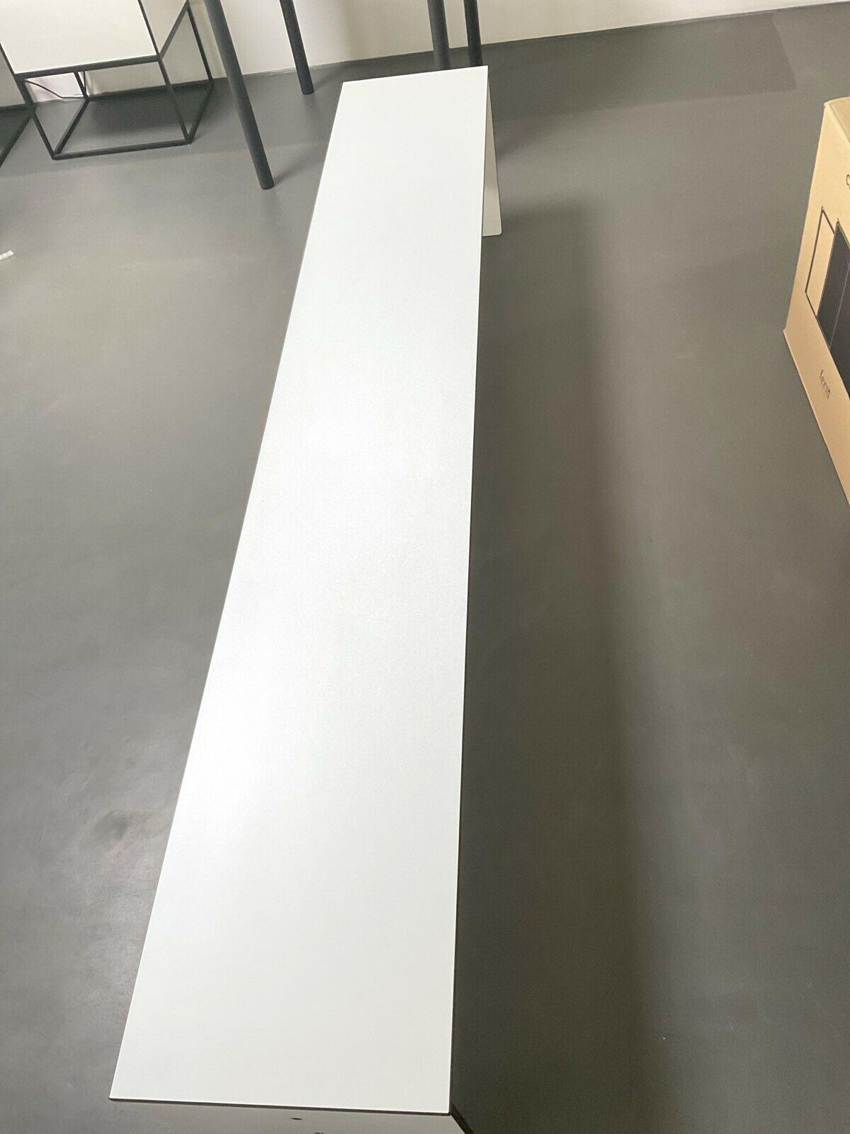 Conmoto Riva Bank weiß mit Polster 220cm