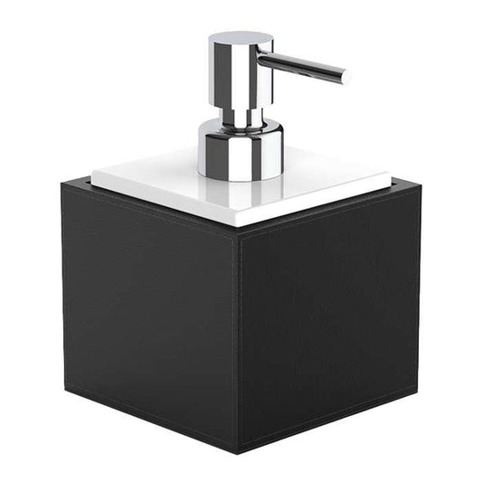 Decor Walther Brownie Seifenspender schwarz/weiß/chrom