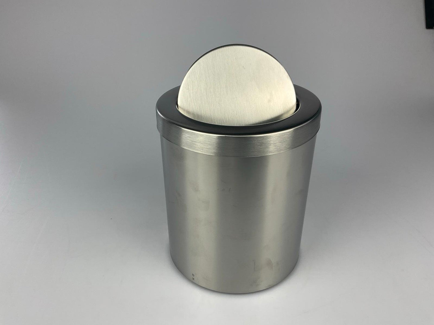 Decor Walther Mülleimer mit Schwingdeckel Edelstahl matt DW1240