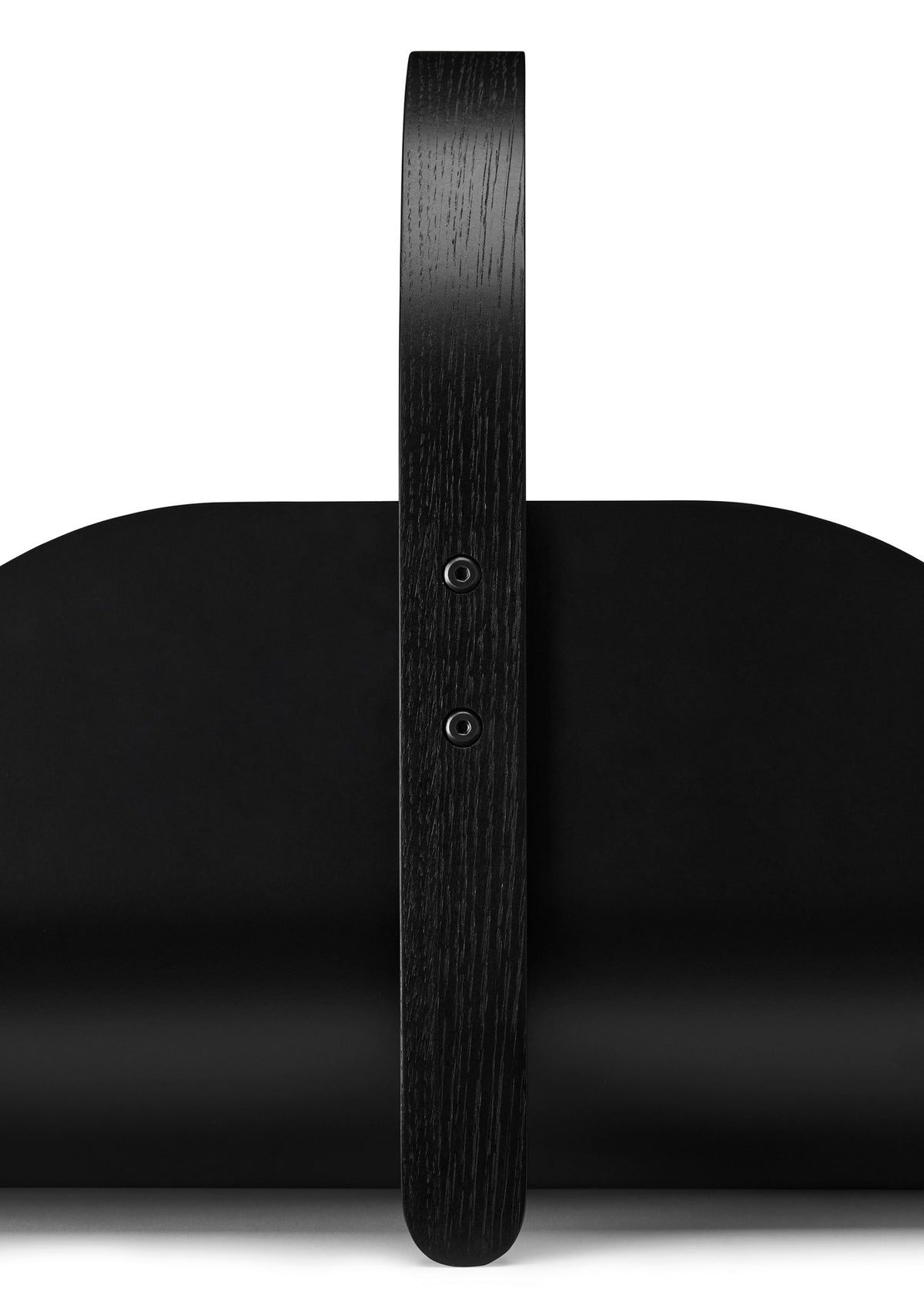 Cooee Woody Basket Black Stained Oak Holzkorb