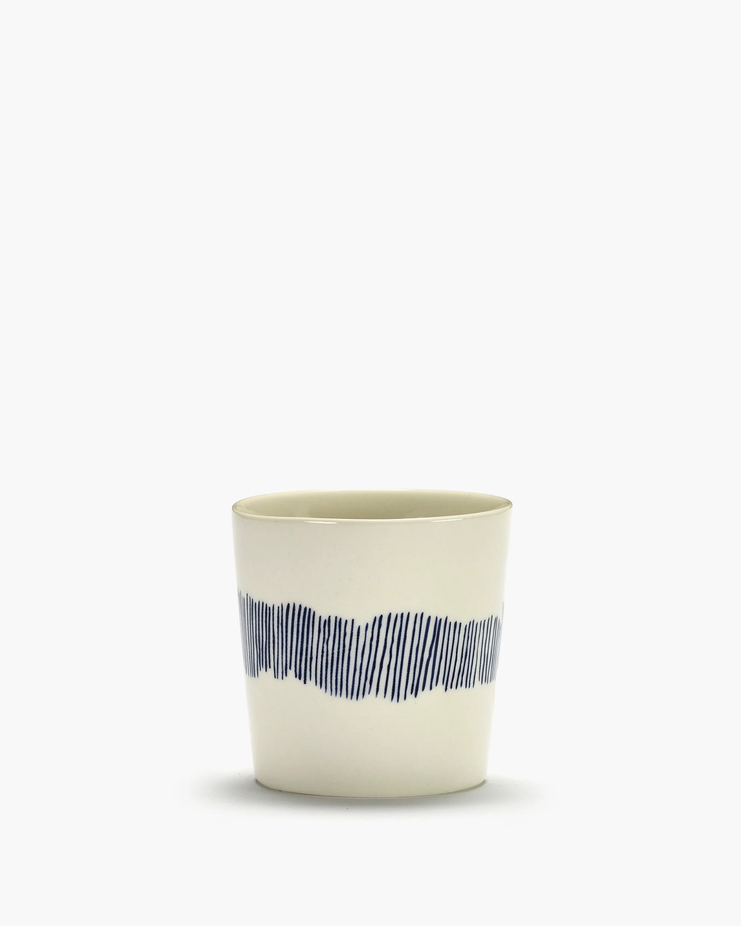 Serax Kaffeetasse 25cl weiss - blaue Streifen Feast