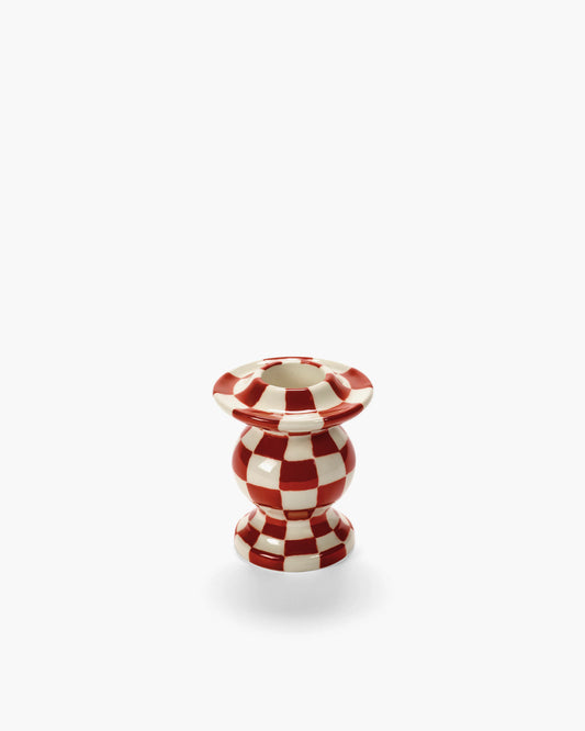 Serax Kerzenhalter n°2 rot/weiss Les Objets Mouleversants