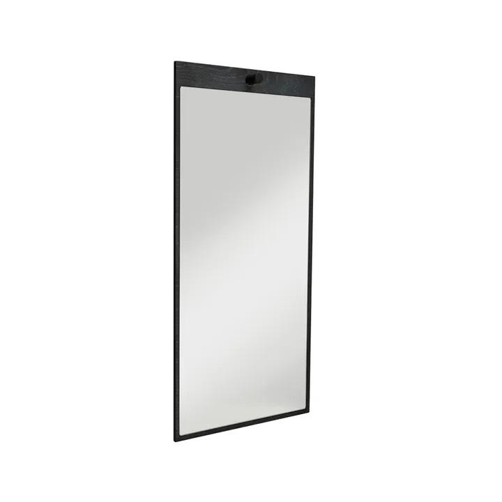 Essem Design Tillbakablick Spiegel rechteckig schwarz 37 x 79