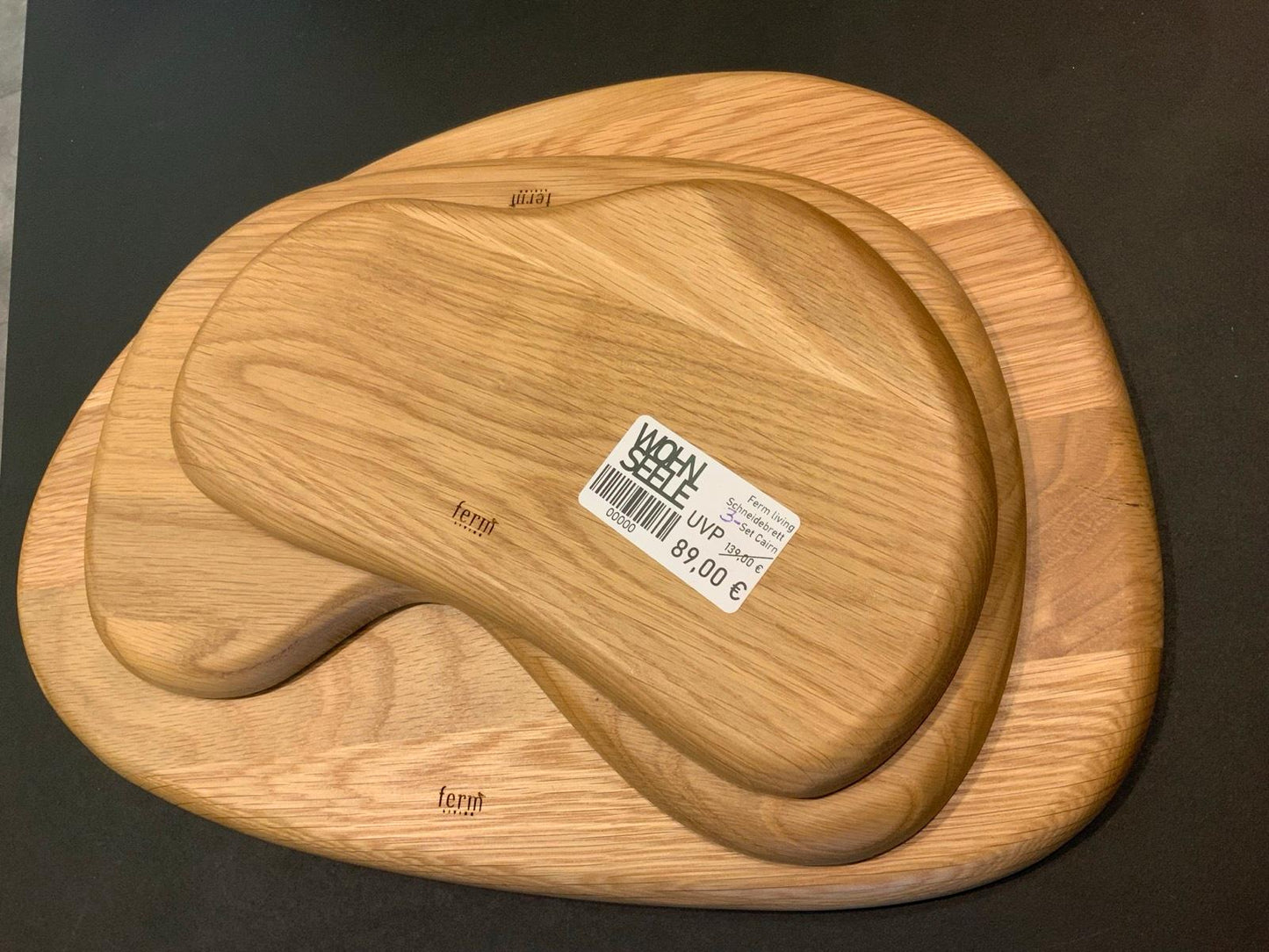 Ferm Living Schneidebrett Cairn 3-er Set