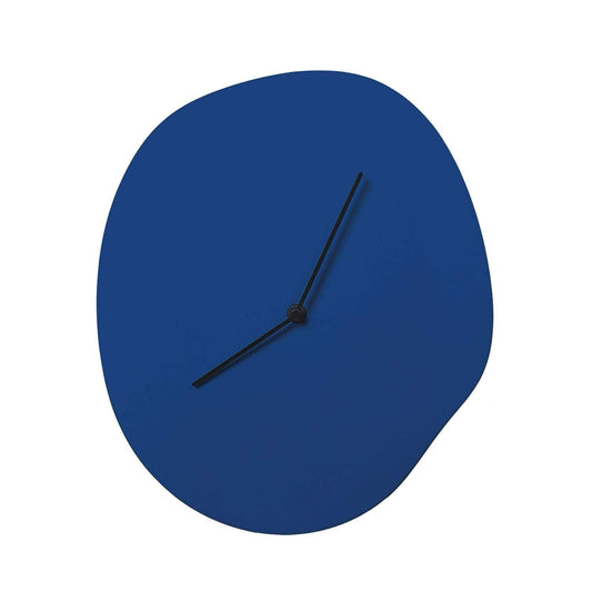 Ferm living Melt Wanduhr blau