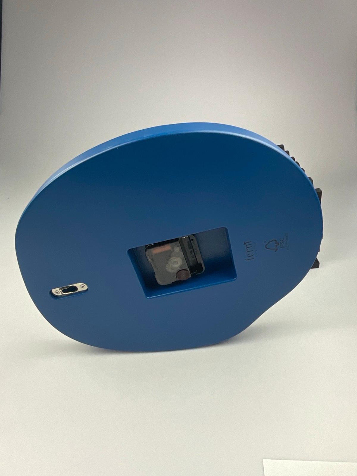 Ferm living Melt Wanduhr blau