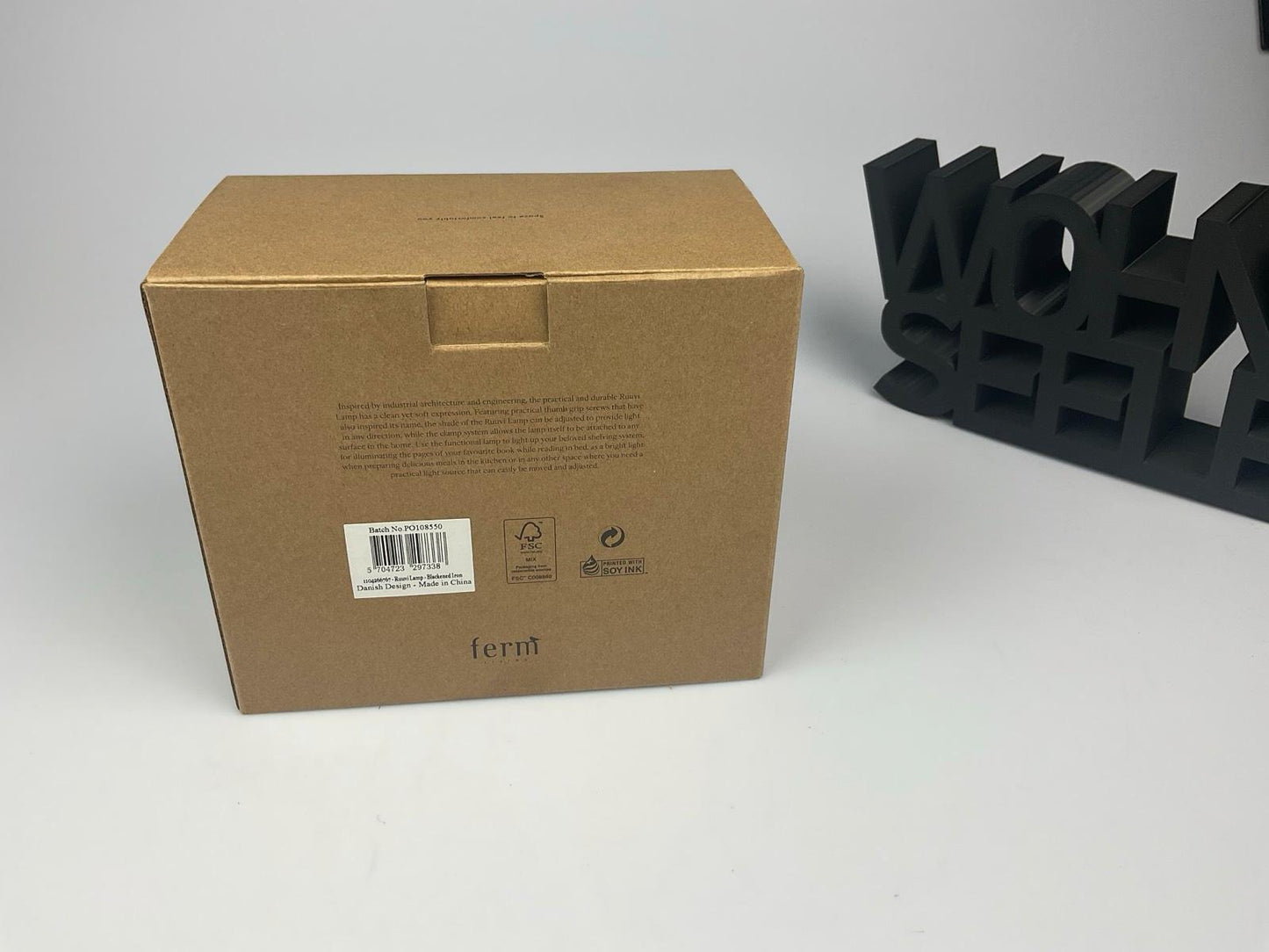 Ferm living Ruuvi Lamp Blackered Iron