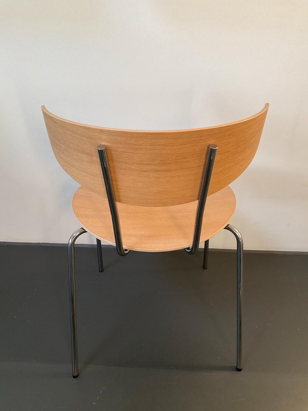 Ferm living Stuhl mit Chrom Gestell Einzelstück