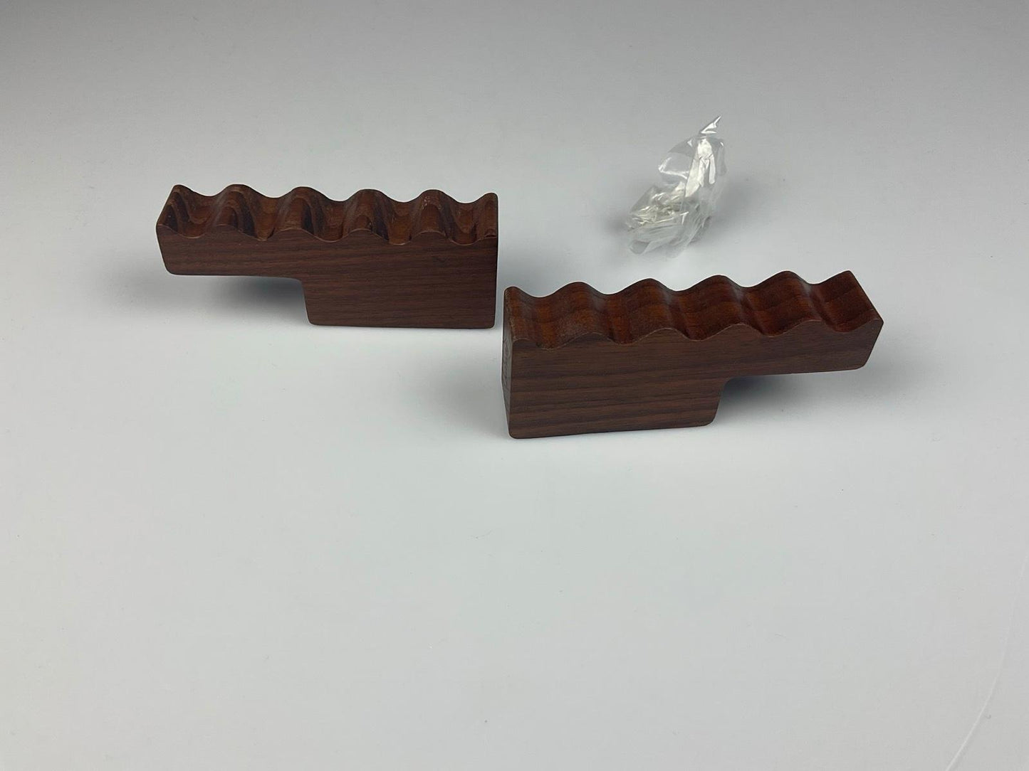 Ferm living Unda Hooks Set of 2 Dark brown