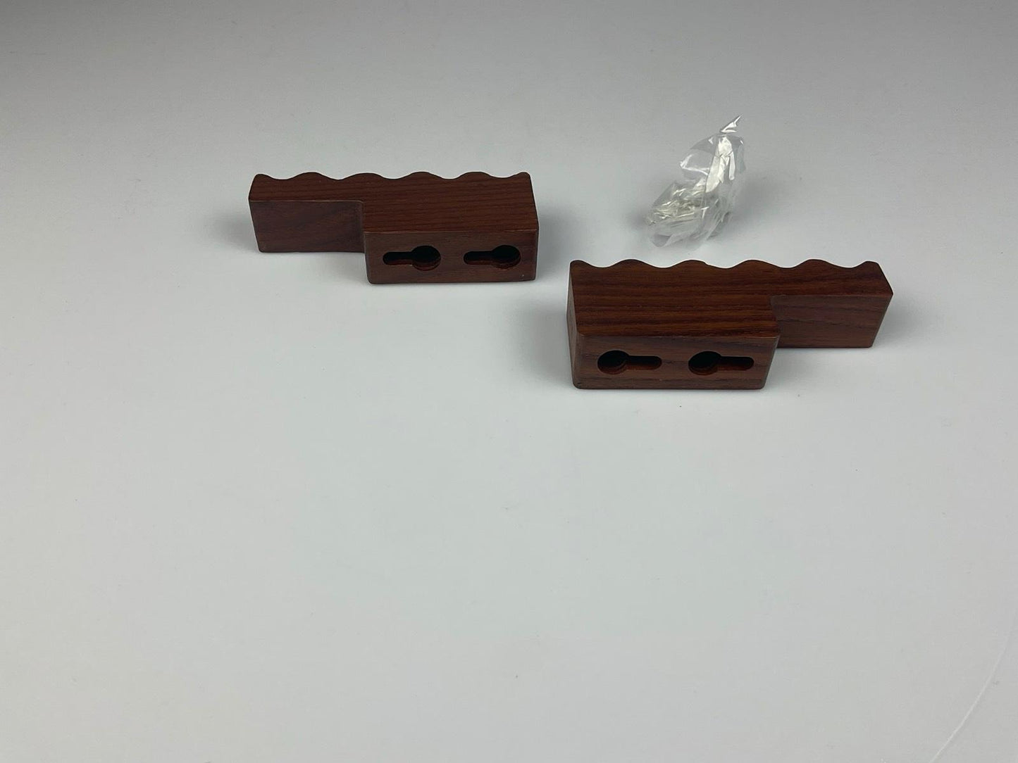Ferm living Unda Hooks Set of 2 Dark brown