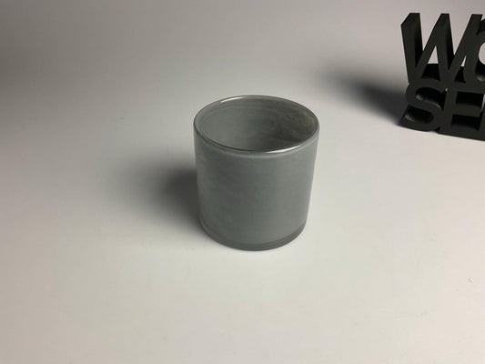 Florissima Teelichtbecher Mug H 10 cm D 10 cm grau