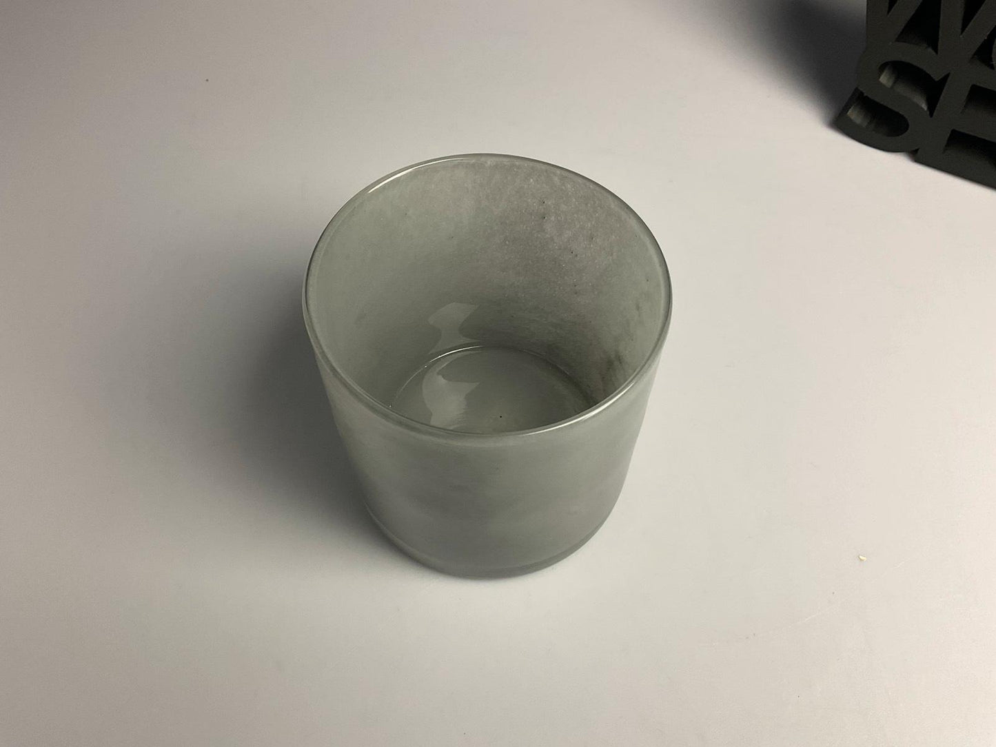 Florissima Teelichtbecher Mug grau H 12 cm D 12 cm