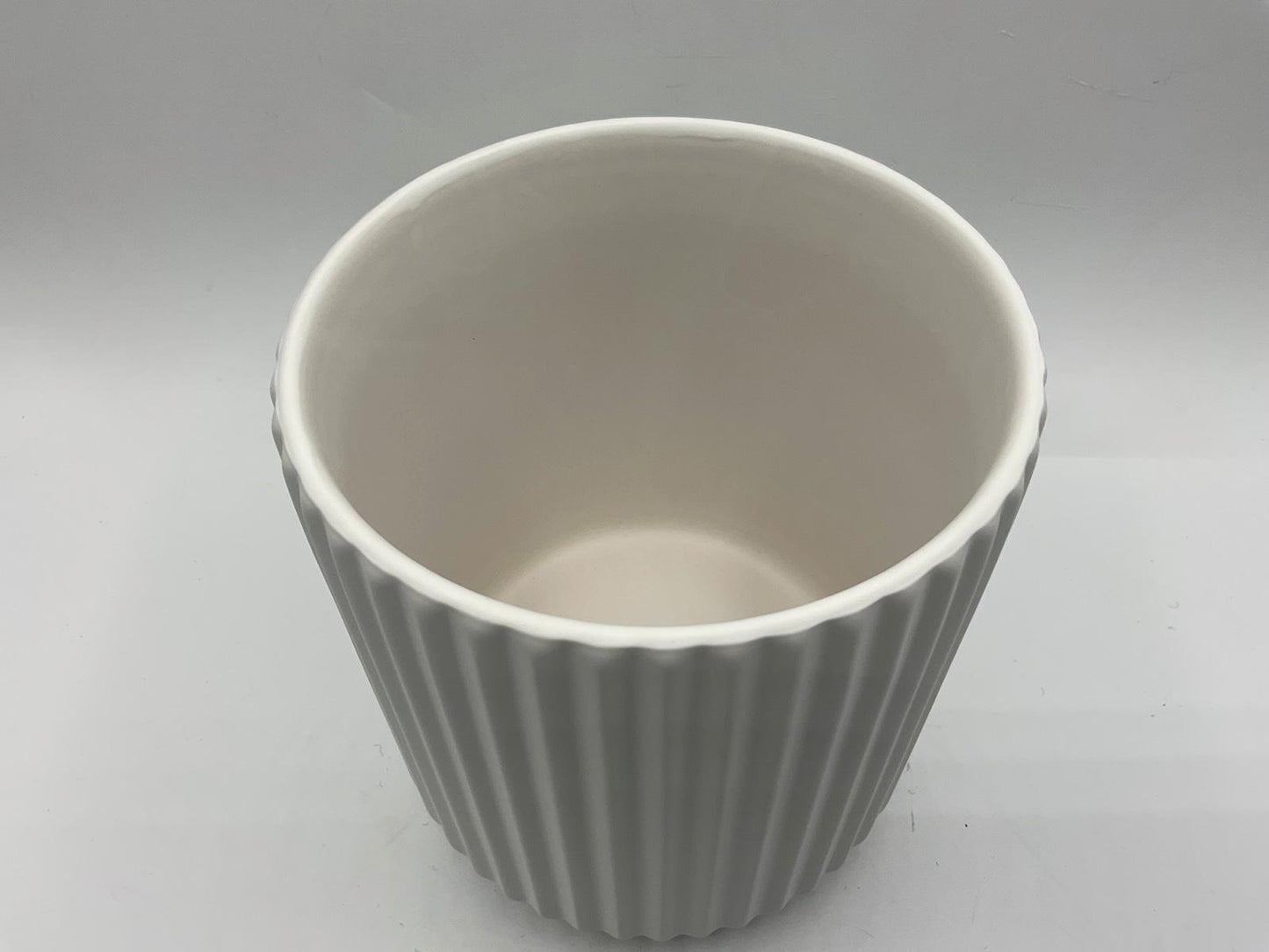 Florissima Topf Vase weiß Bilbao H 17 cm D 16 cm