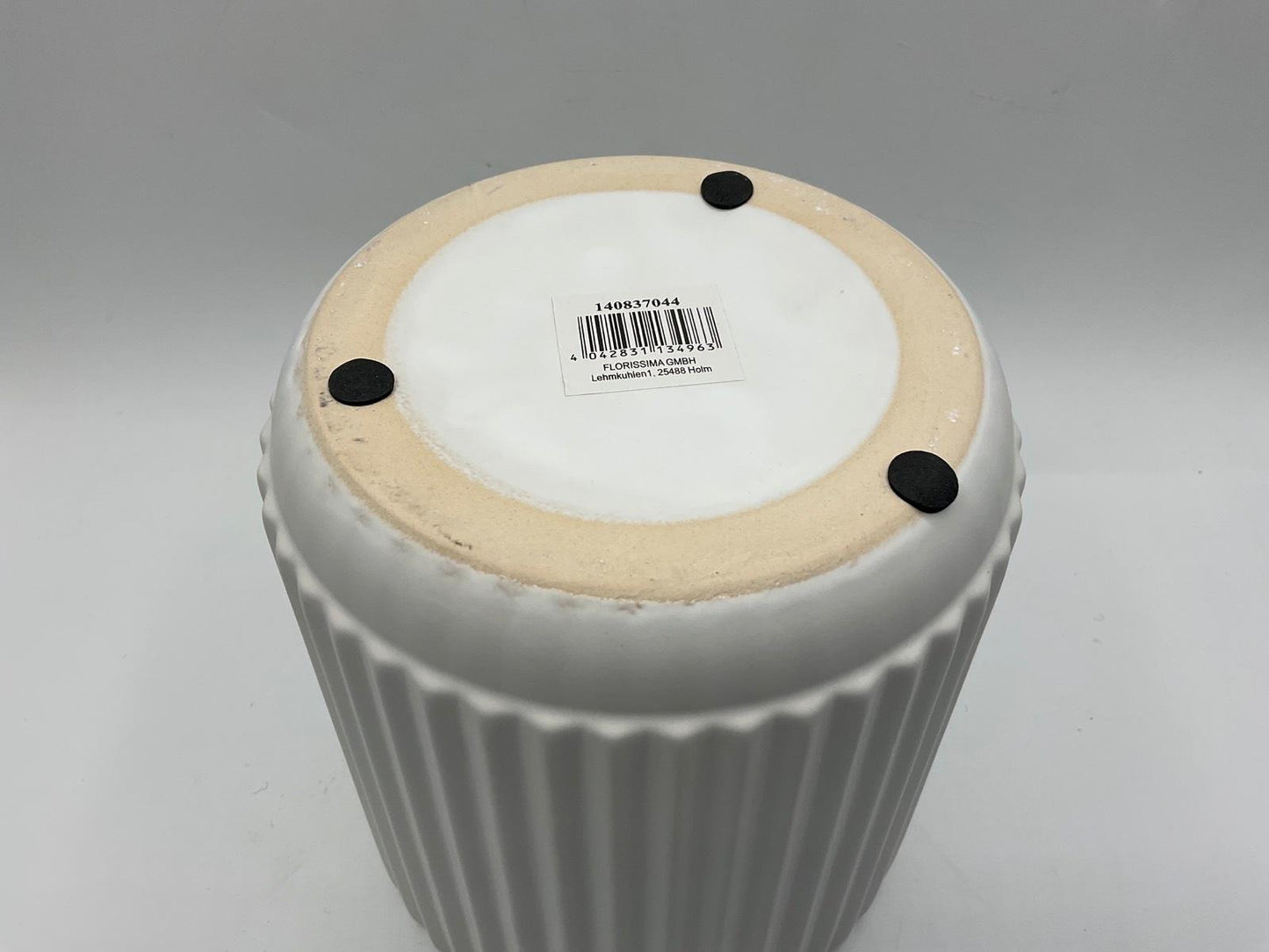 Florissima Topf Vase weiß Bilbao H 17 cm D 16 cm