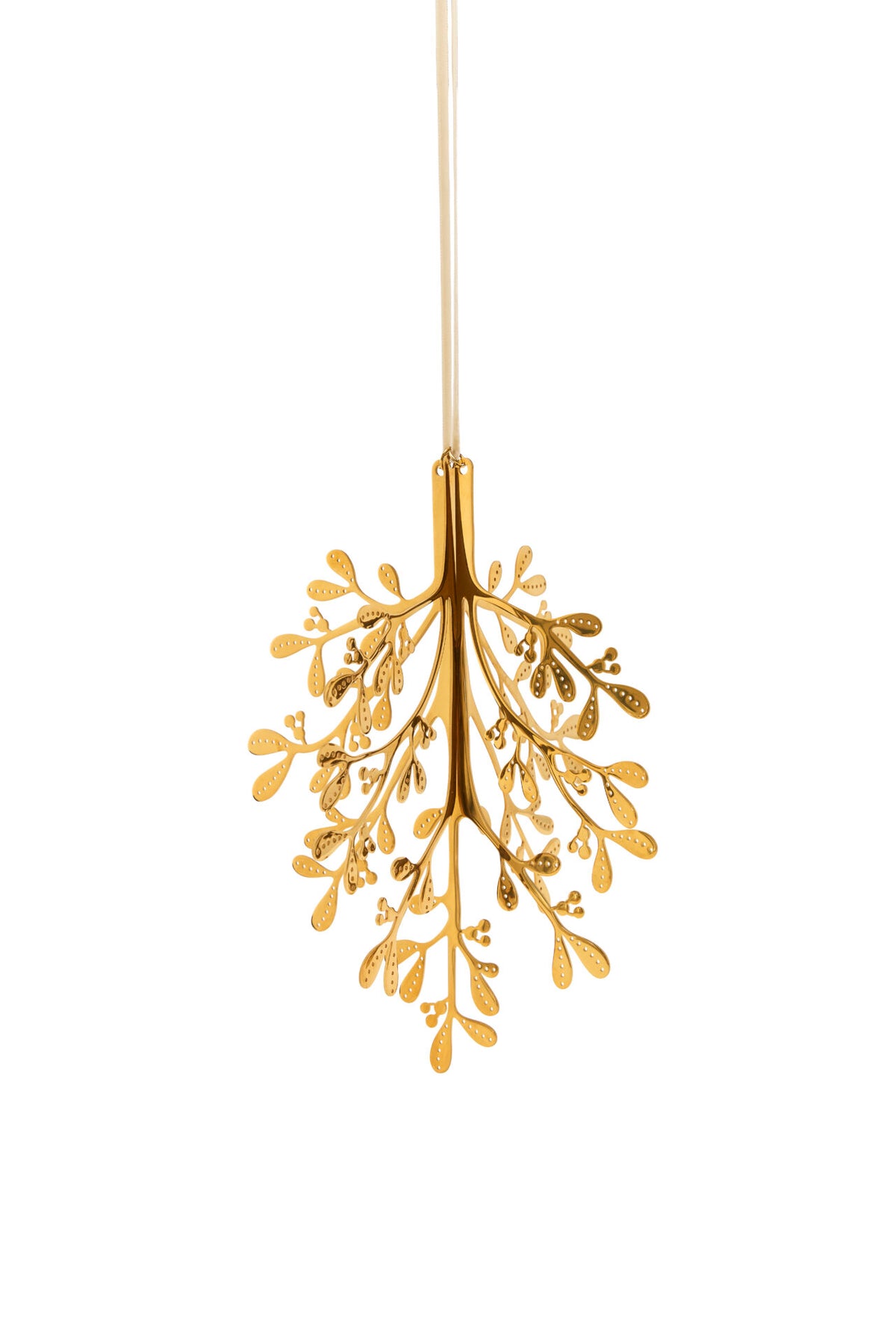 Cooee Design Christmas Deco Mistletoe brass
