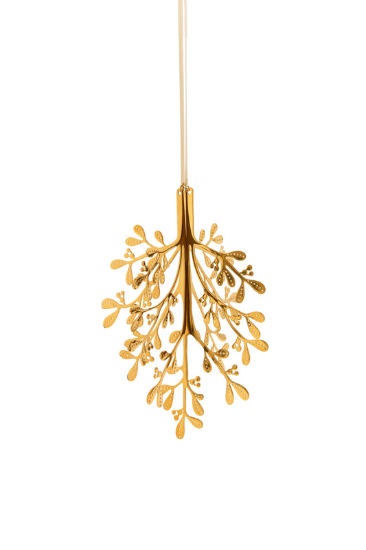 Cooee Design Christmas Deco Mistletoe brass