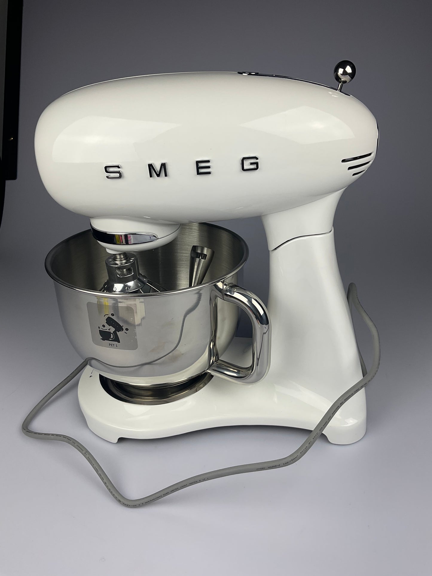 Smeg Küchenmaschine Vollfarbe weiß