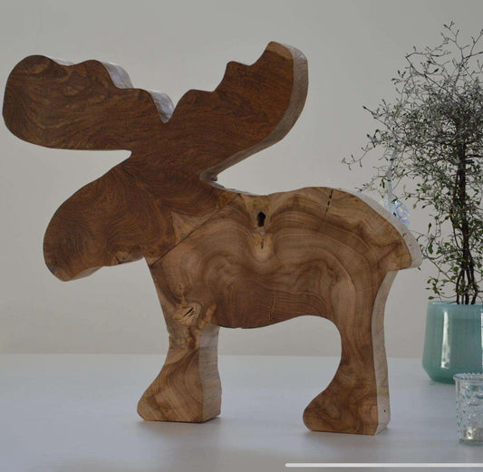 Jan Kurtz ELK XXL Weihnachtsdekoration Teak